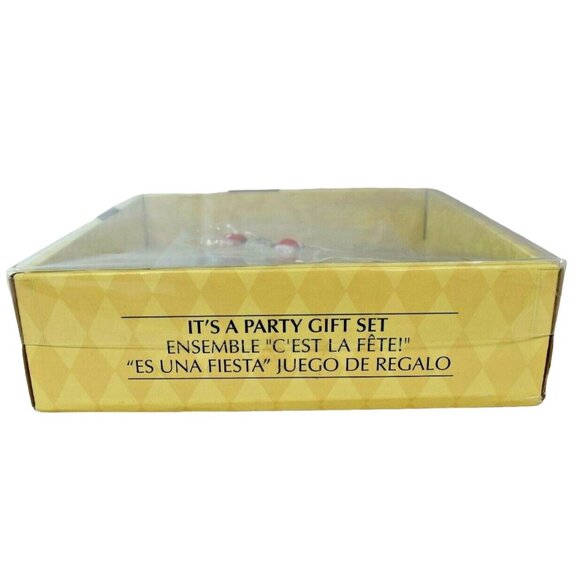 Cypress Home Its a Party Gift Cheese Board 3 Piece Set Boughs of Holly Christmas - Picture 5 of 6